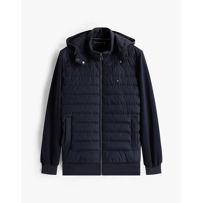 Product TOMMY HILFIGER MIX MEDIA HOODED ZIP THROUGH base image