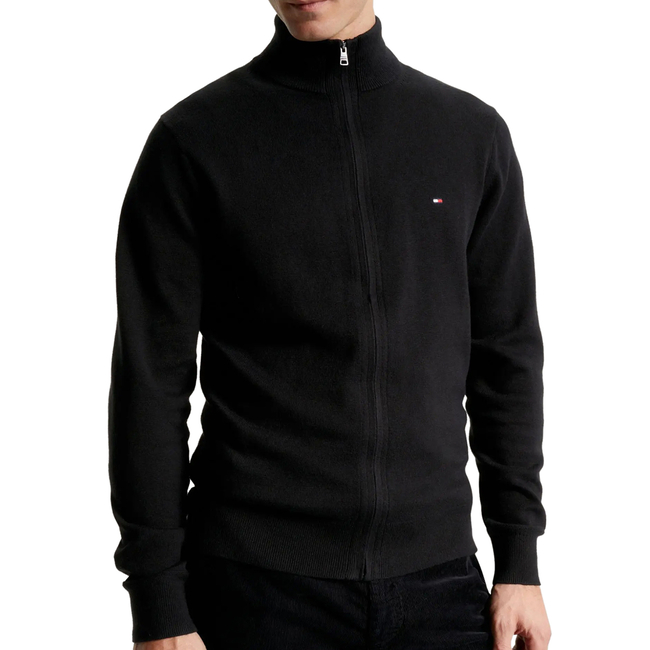 Product TOMMY HILFIGER PIMA ORG CTN CASHMERE ZIP THRU base image