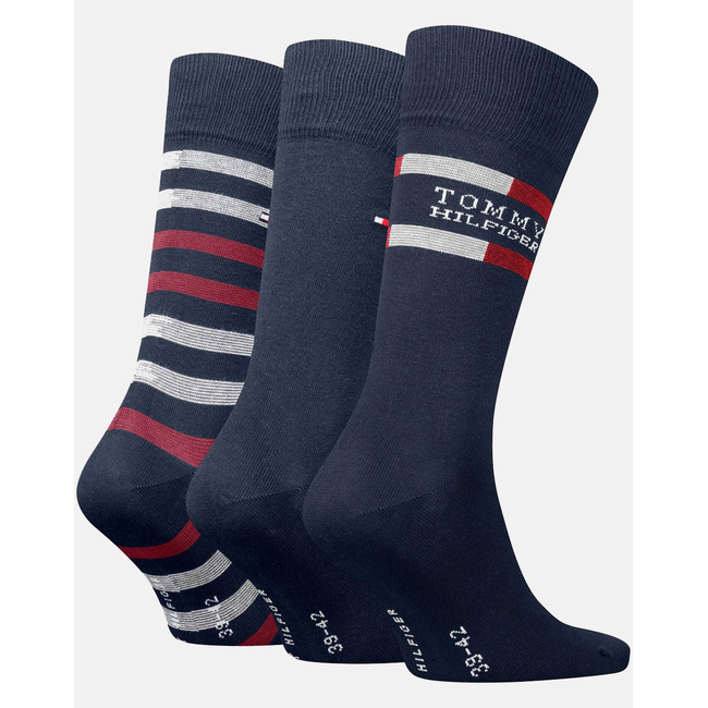 Product TOMMY HILFIGER TH MEN SOCK 3P GIFTBOX TOMMY STRIPE base image