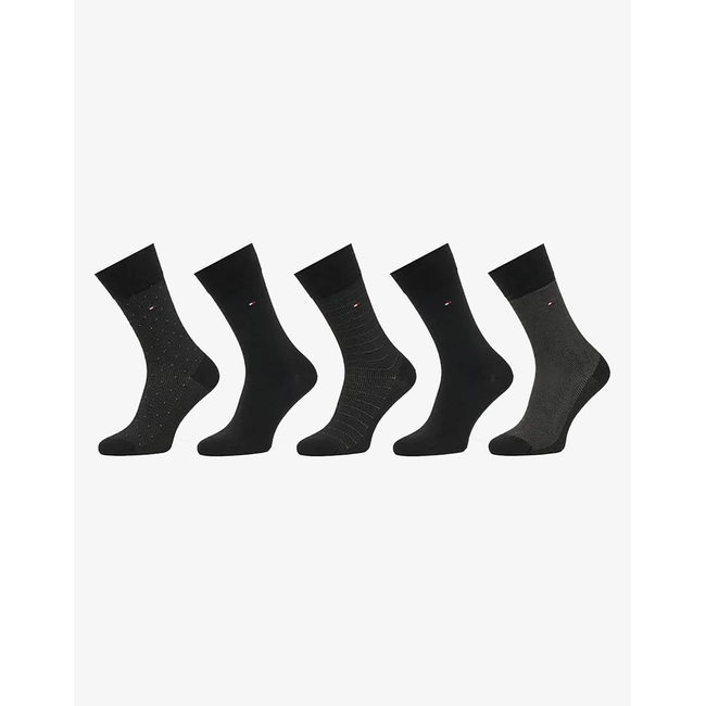 Product TOMMY HILFIGER TH MEN SOCK 5P GIFTBOX HERRINGBONE DOT base image