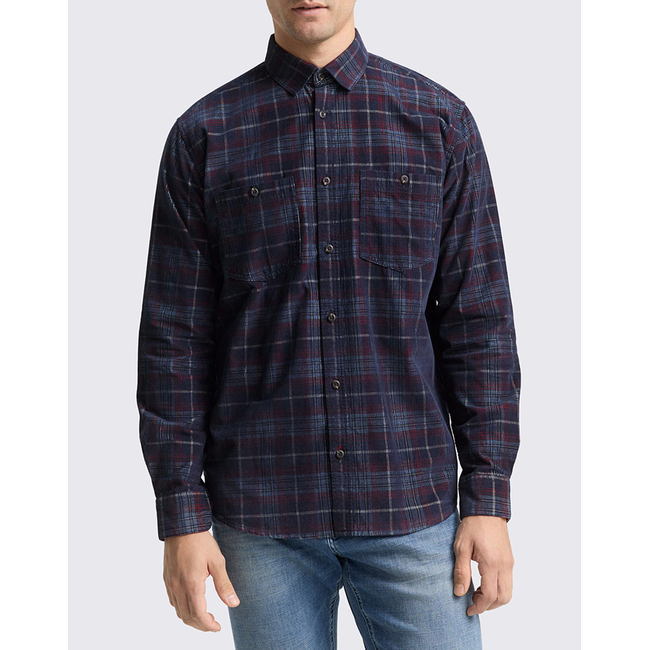 Product TOM TAILOR CORDUROY CHECK SHIRT MEN base image