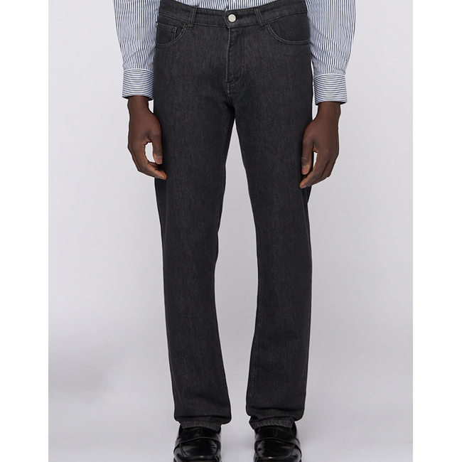 Product TRUSSARDI JEANS-5 TASCHE 370 CLOSE IN DENIM BLACK STONE WASHED base image