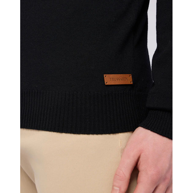 Product TRUSSARDI KNITWEAR -PULLOVER IN PURA LANA CON ZIP base image