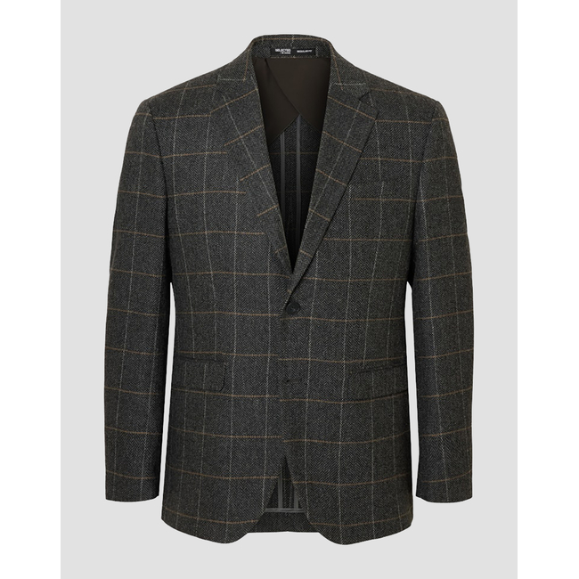 Product SEL SLHREG-DALLAS WOOL BLEND CHECK BLZ base image