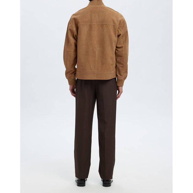 Product SELECTED SLHLARS SUEDE BOMBER JKT #S base image