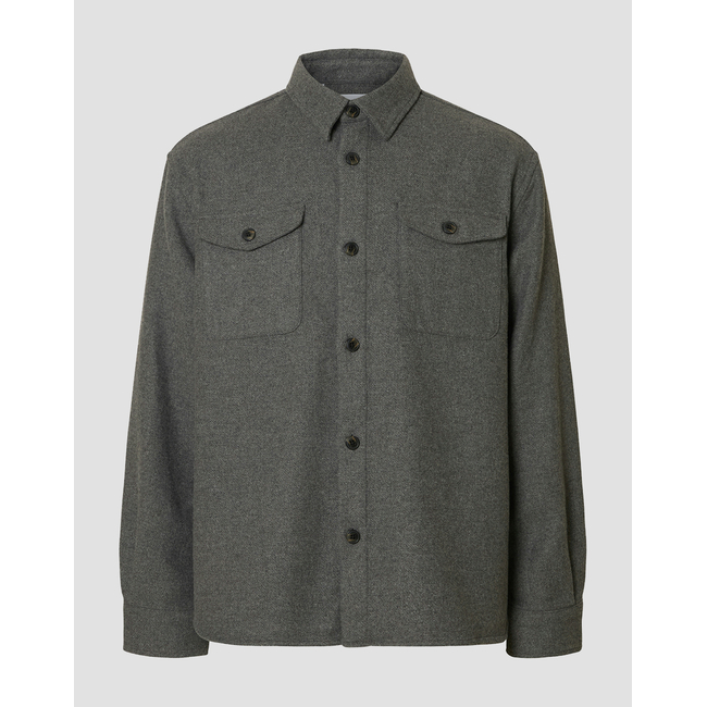 Product SELECTED SLHRLXPABLO WOOL BLEND OVERSHIRT base image