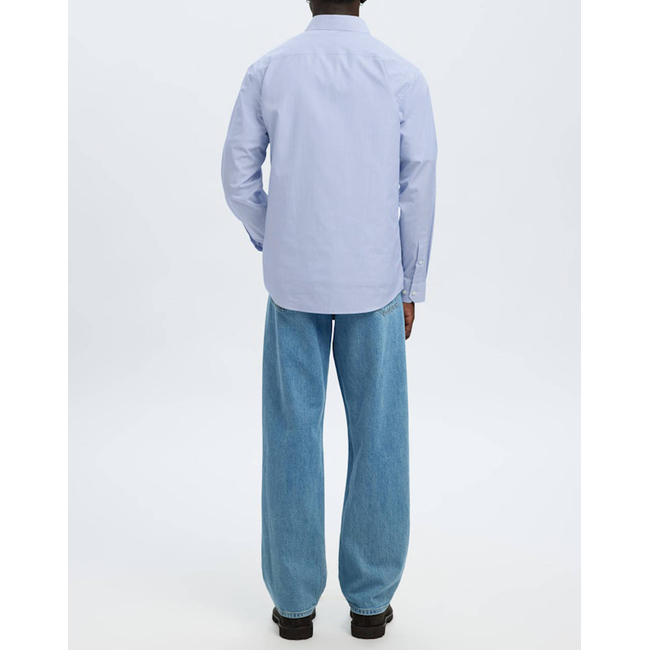 Product SELECTED SLHSLIM-LUX POPLIN MIX SHIRT LS NOOS base image