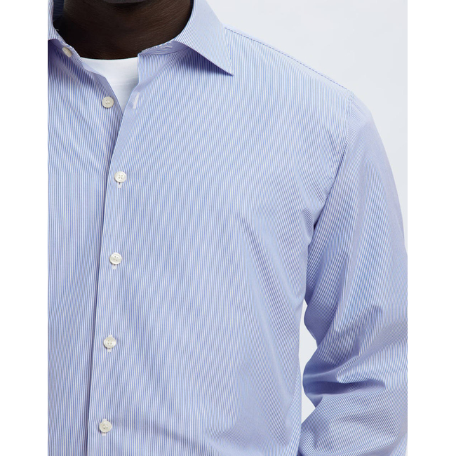 Product SELECTED SLHSLIM-LUX POPLIN MIX SHIRT LS NOOS base image