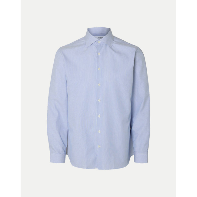 Product SELECTED SLHSLIM-LUX POPLIN MIX SHIRT LS NOOS base image