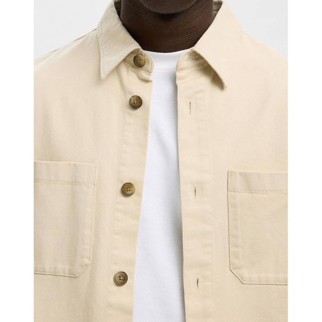 Product SELECTED SLHTRAVIS TWILL OVERSHIRT LS NOOS base image