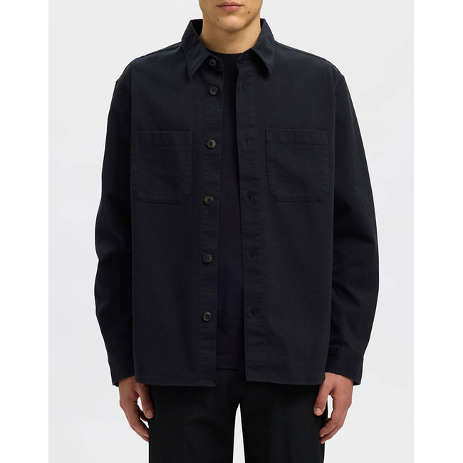 Product SELECTED SLHTRAVIS TWILL OVERSHIRT LS NOOS base image