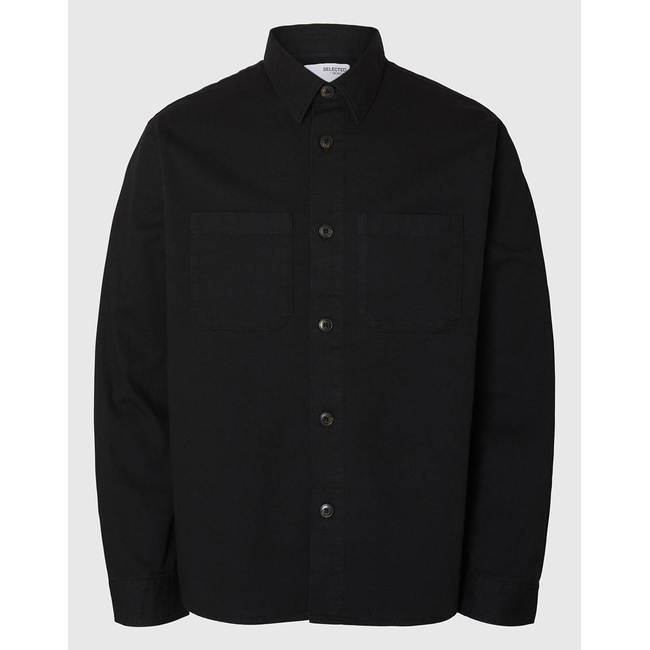Product SELECTED SLHTRAVIS TWILL OVERSHIRT LS NOOS base image