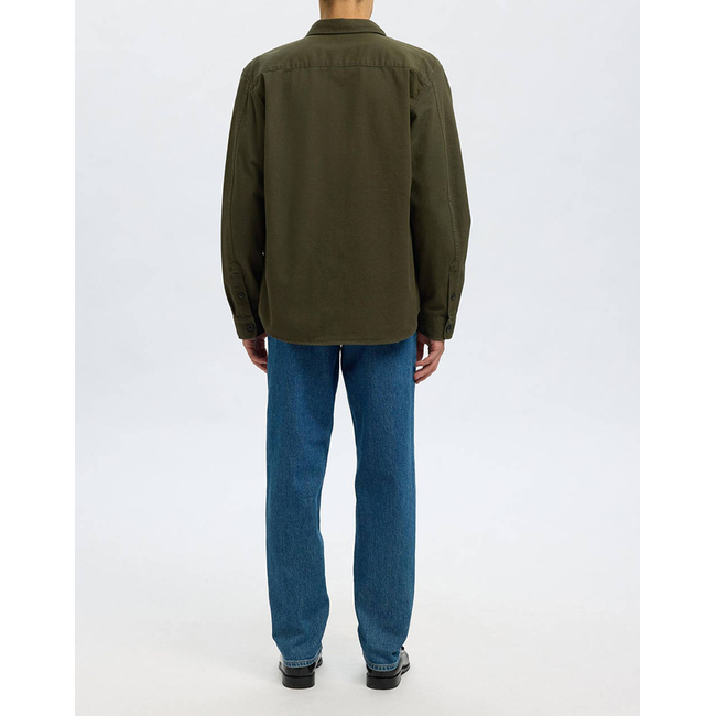 Product SELECTED SLHTRAVIS TWILL OVERSHIRT LS NOOS base image