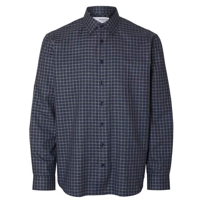 Product SELECTED SLHREG-LEO HEATHER SHIRT LS NOOS base image