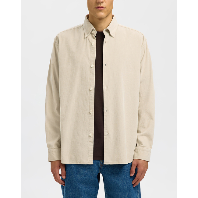 Product SELECTED SLHREGDANNI CORD BD LS SHIRT NOOS base image