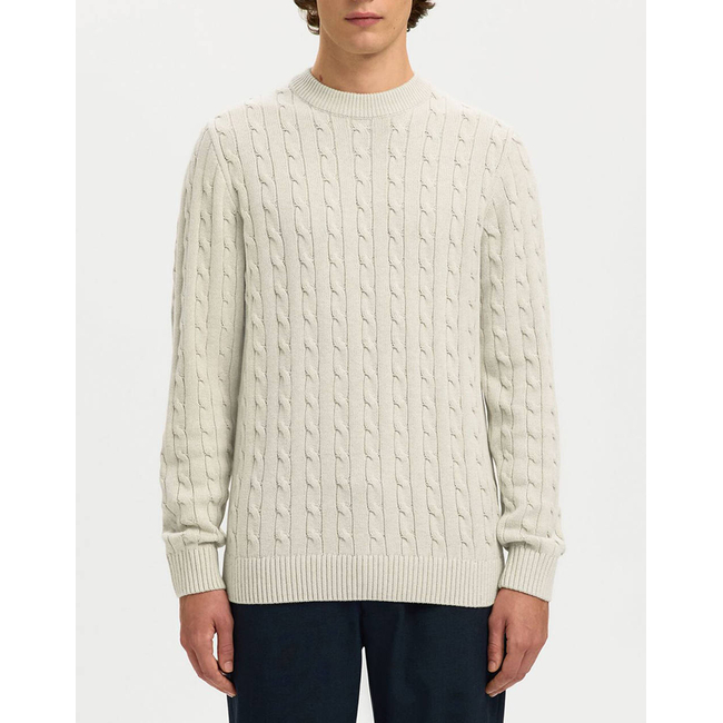 Product SELECTED SLHRYAN STRUCTURE CREW NECK base image