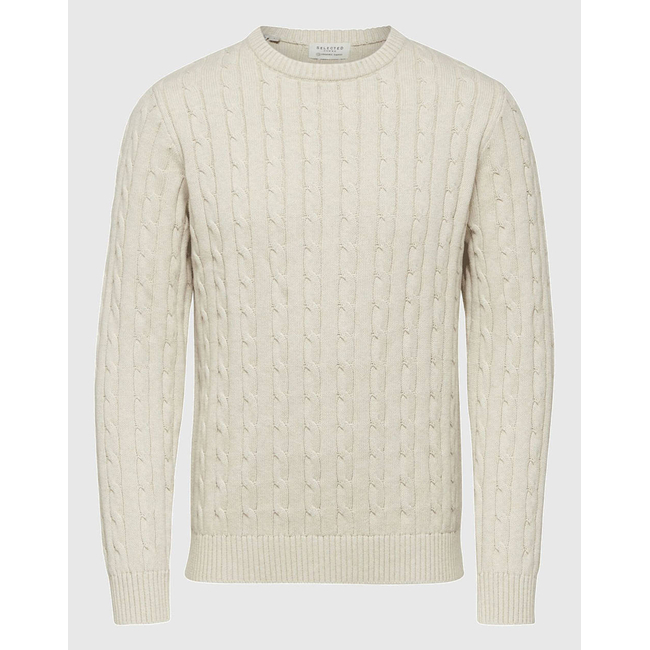 Product SELECTED SLHRYAN STRUCTURE CREW NECK base image
