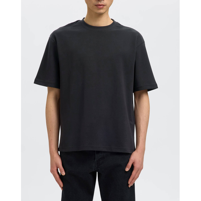 Product SELECTED SLHLOOSEOSCAR SS O-NECK TEE NOOS base image