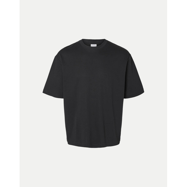 Product SELECTED SLHLOOSEOSCAR SS O-NECK TEE NOOS base image