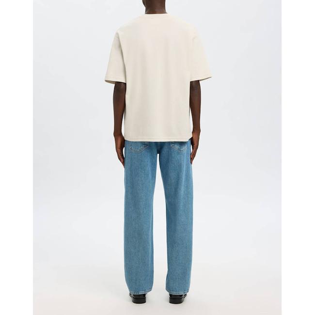 Product SELECTED SLHLOOSEOSCAR SS O-NECK TEE NOOS base image