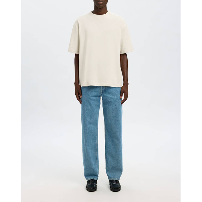 Product SELECTED SLHLOOSEOSCAR SS O-NECK TEE NOOS base image