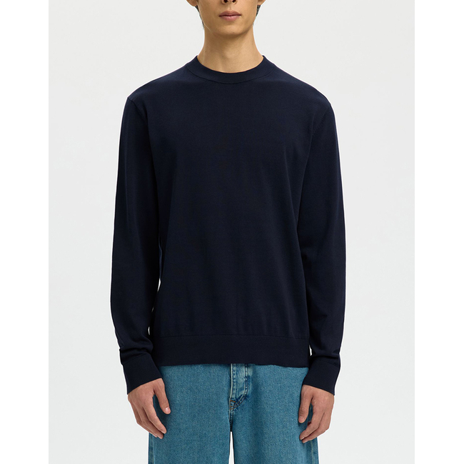 Product SELECTED SLHTORINO LS KNIT CREW NECK NOOS base image