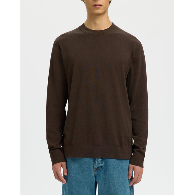 Product SELECTED SLHTORINO LS KNIT CREW NECK NOOS base image