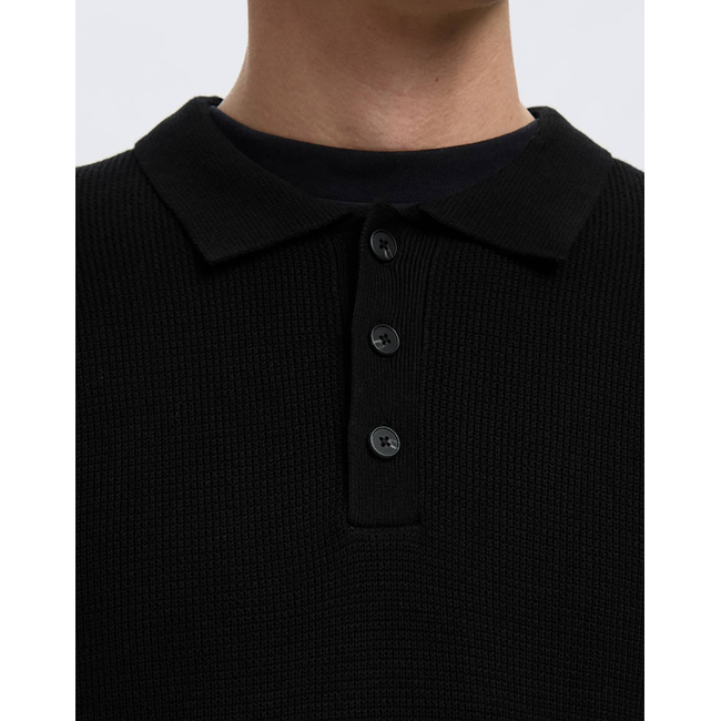 Product SELECTED SLHDANE LS KNIT STRUCTURE POLO NECK base image