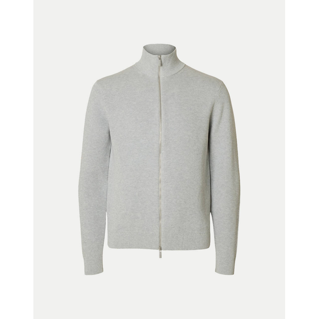 Product SELECTED SLHDANE LS KNIT STRUCTURE FULL ZIP NOOS base image