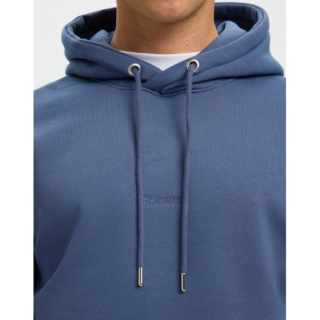 Product SELECTED SLHHANKIE LOGO HOOD SWEAT NOOS base image