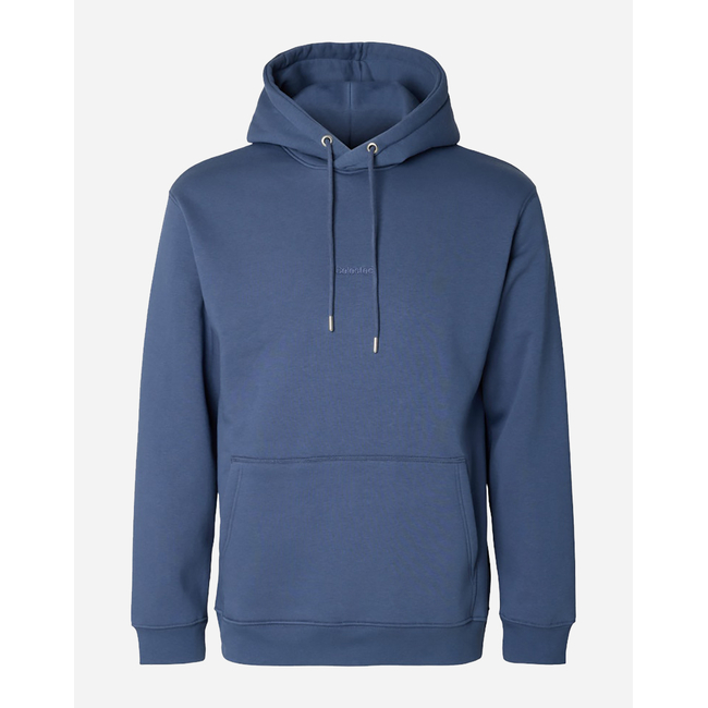 Product SELECTED SLHHANKIE LOGO HOOD SWEAT NOOS base image