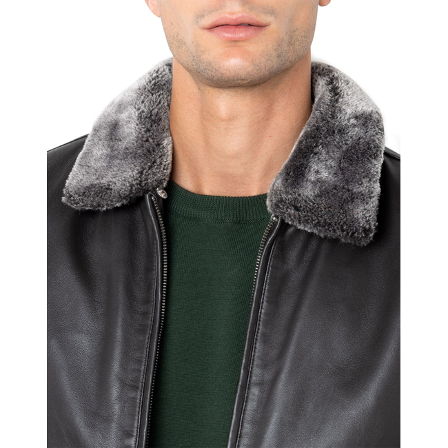 Product THE BOSTONIANS ΜΠΟΥΦΑΝ ΔΕΡΜΑΤΙΝΟ REGULAR FIT base image