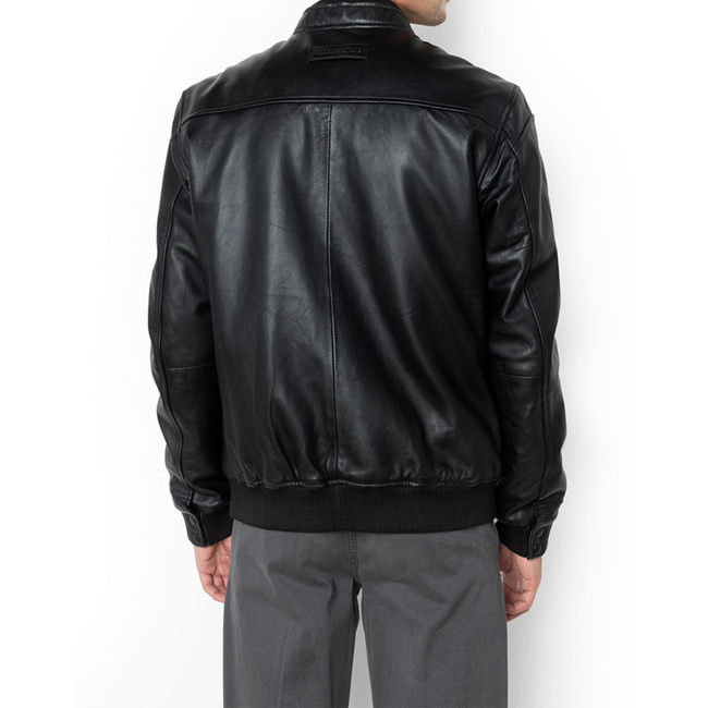 Product THE BOSTONIANS ΜΠΟΥΦΑΝ ΔΕΡΜΑΤΙΝΟ BOMBER REGULAR FIT base image