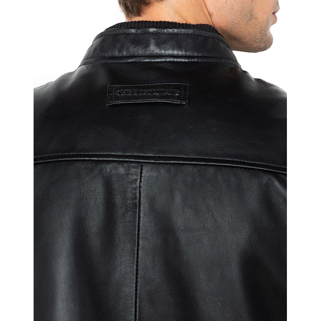 Product THE BOSTONIANS ΜΠΟΥΦΑΝ ΔΕΡΜΑΤΙΝΟ BOMBER REGULAR FIT base image