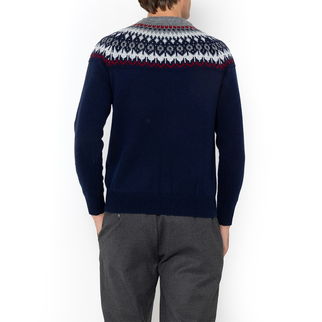 Product THE BOSTONIANS KNITTED JAQUARD CREWNECK REGULAR FIT base image