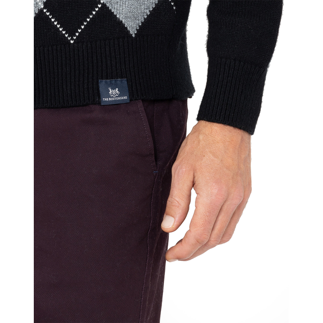 Product THE BOSTONIANS KNITTED JAQUARD CREWNECK REGULAR FIT base image