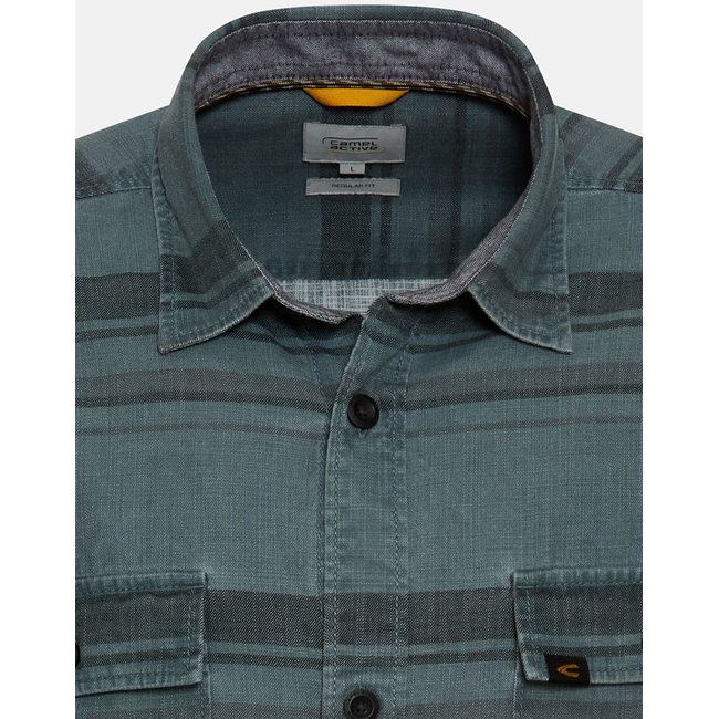 Product CAMEL ACTIVE SHIRT LS 2Pocket flaps hor. Stripes base image