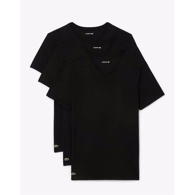 Product LACOSTE SET OF 3 PCS UNDERWEAR T-SHIRT SS UNDERWEAR TEE-SHIRT base image
