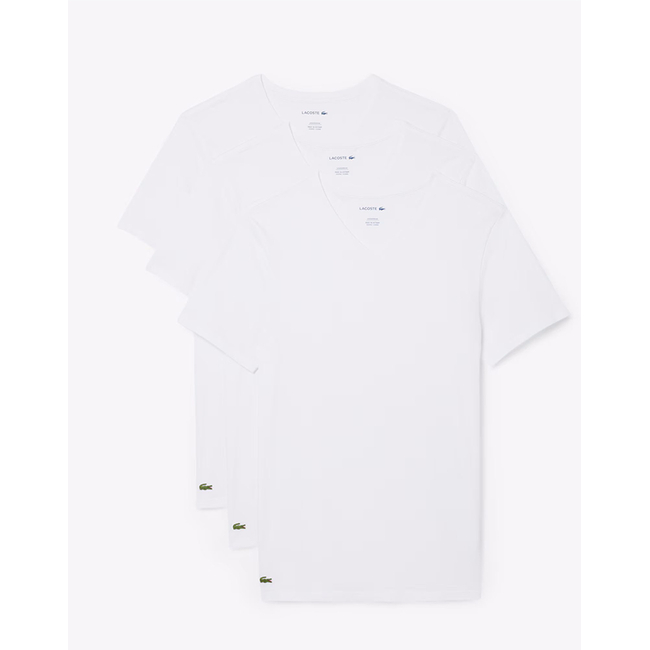 Product LACOSTE SET OF 3 PCS UNDERWEAR T-SHIRT SS UNDERWEAR TEE-SHIRT base image