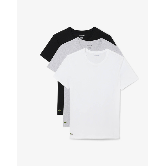 Product LACOSTE SET OF 3 PCS UNDERWEAR T-SHIRT SS UNDERWEAR TEE-SHIRT base image