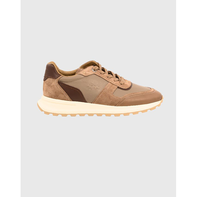 Product LA MARTINA ΠΑΠΟΥΤΣΙΑ ΑΝΔΡΙΚΑ TAUPE SUEDE base image