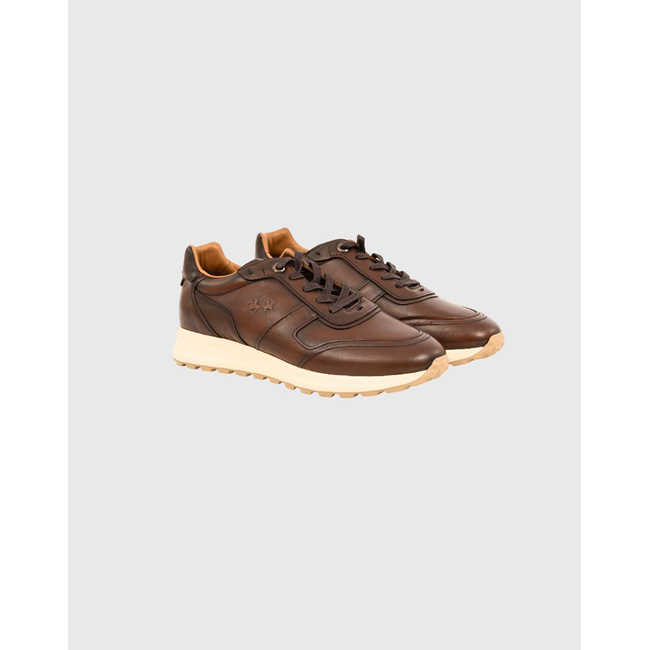 Product LA MARTINA ΠΑΠΟΥΤΣΙΑ ΑΝΔΡΙΚΑ BROWN DUSTIN base image