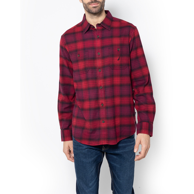 Product NAUTICA ΠΟΥΚΑΜΙΣΟ ΜΜ L/S STRETCH FLANNEL PLAID base image