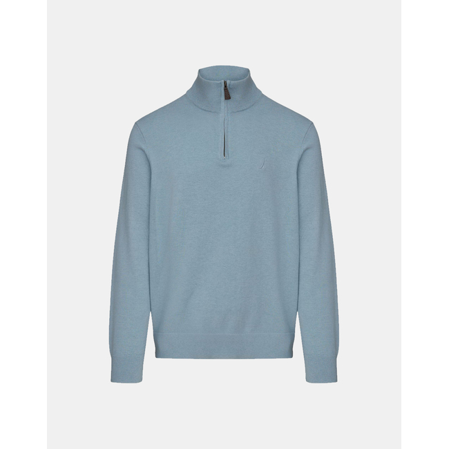 Product NAUTICA KNITTED SHIRT LS PERFORMANCE SOLID 1/4 ZIP (12GG) base image