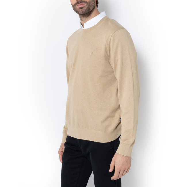 Product NAUTICA ΜΠΛΟΥΖΑ ΠΛΕΚΤΗ ΜΜ PERFORMANCE SOLID CREW (12GG) base image