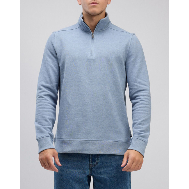Product NAUTICA LS PIQUE FLEECE 1/4 ZIP SWEATSHIRT base image