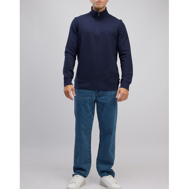 Product NAUTICA LS PIQUE FLEECE 1/4 ZIP SWEATSHIRT base image