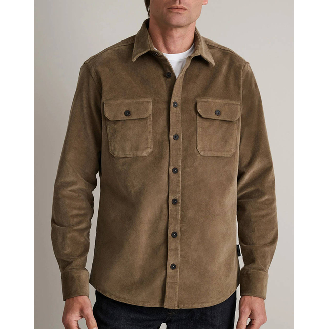 Product NAVY&GREEN OVERSHIRT base image