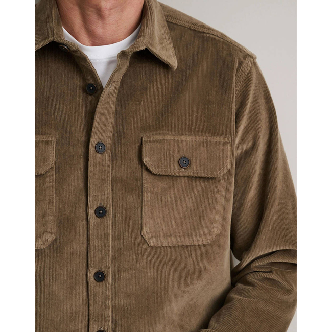 Product NAVY&GREEN OVERSHIRT base image