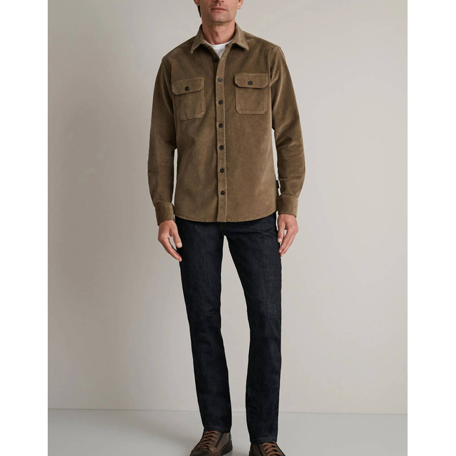 Product NAVY&GREEN OVERSHIRT base image